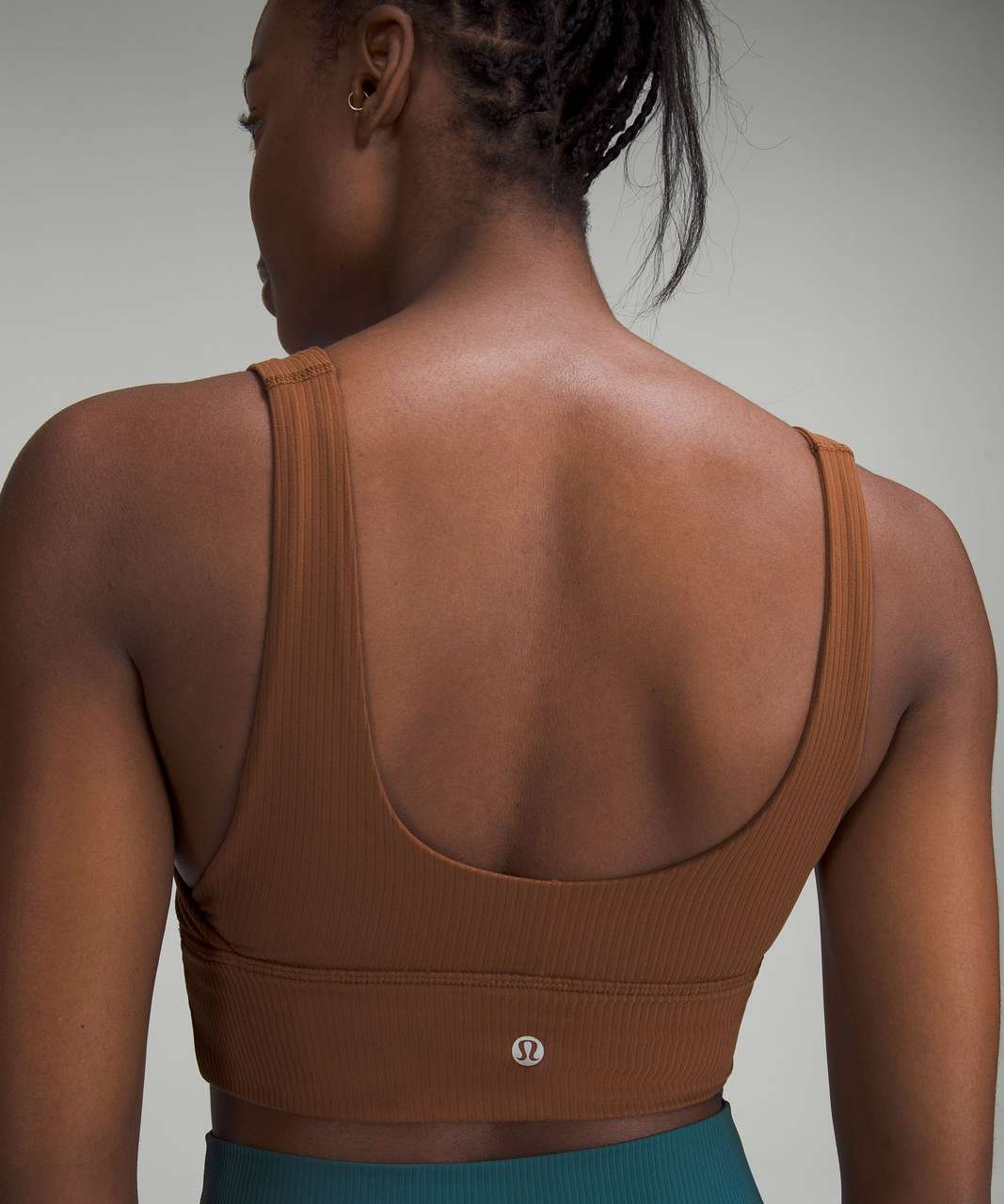 lululemon athletica Align Ribbed Sports Bra Light Support C/d Cup - Color  Brown - Size 2 in Green