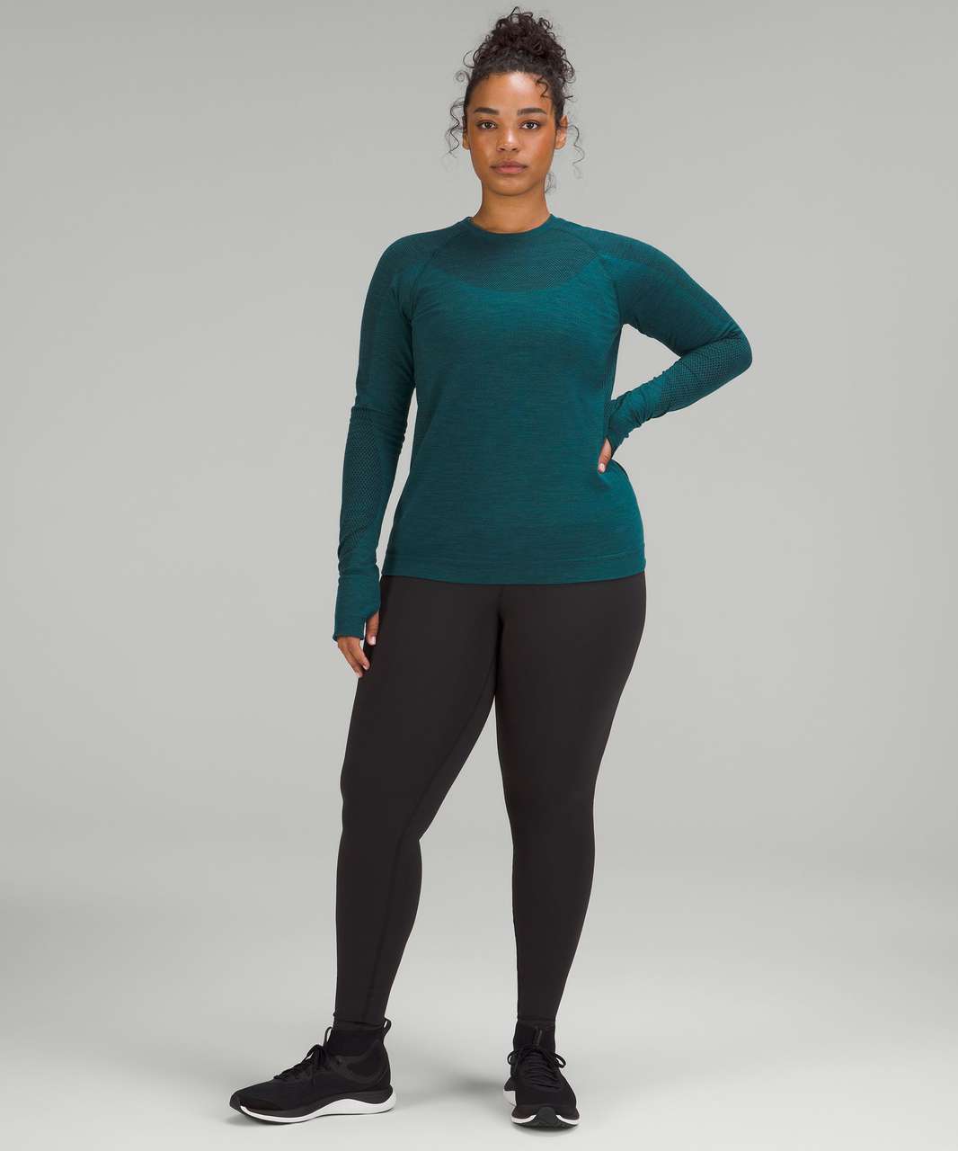 Lululemon Keep the Heat Thermal High-Rise Tight 27 - Green Twill