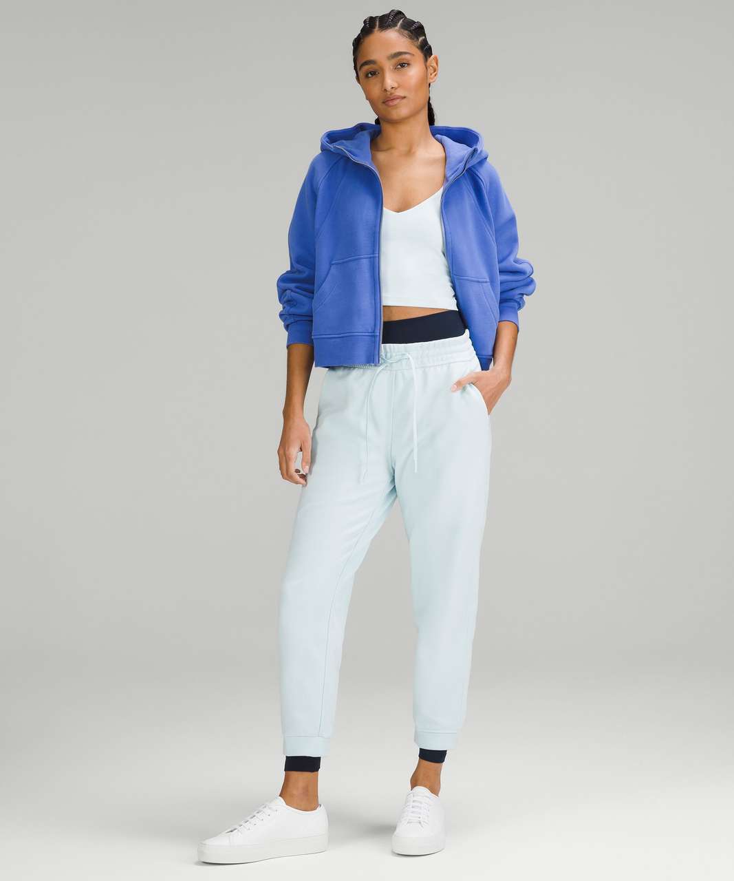 Lululemon Loungeful High-Rise Cropped Jogger - Powder Blue - lulu fanatics