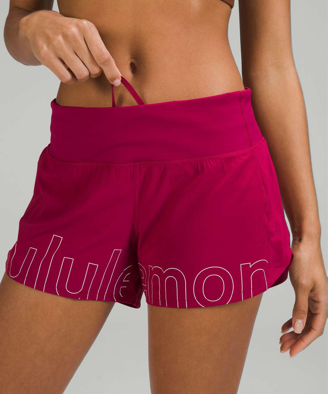 NEW Women Lululemon Speed Up High-Rise Lined Short 4 Magenta Purple 4-6-10  