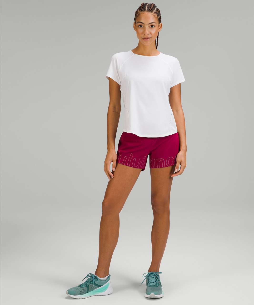 Lululemon Speed Up Mid-Rise Lined Short 4 *Graphic