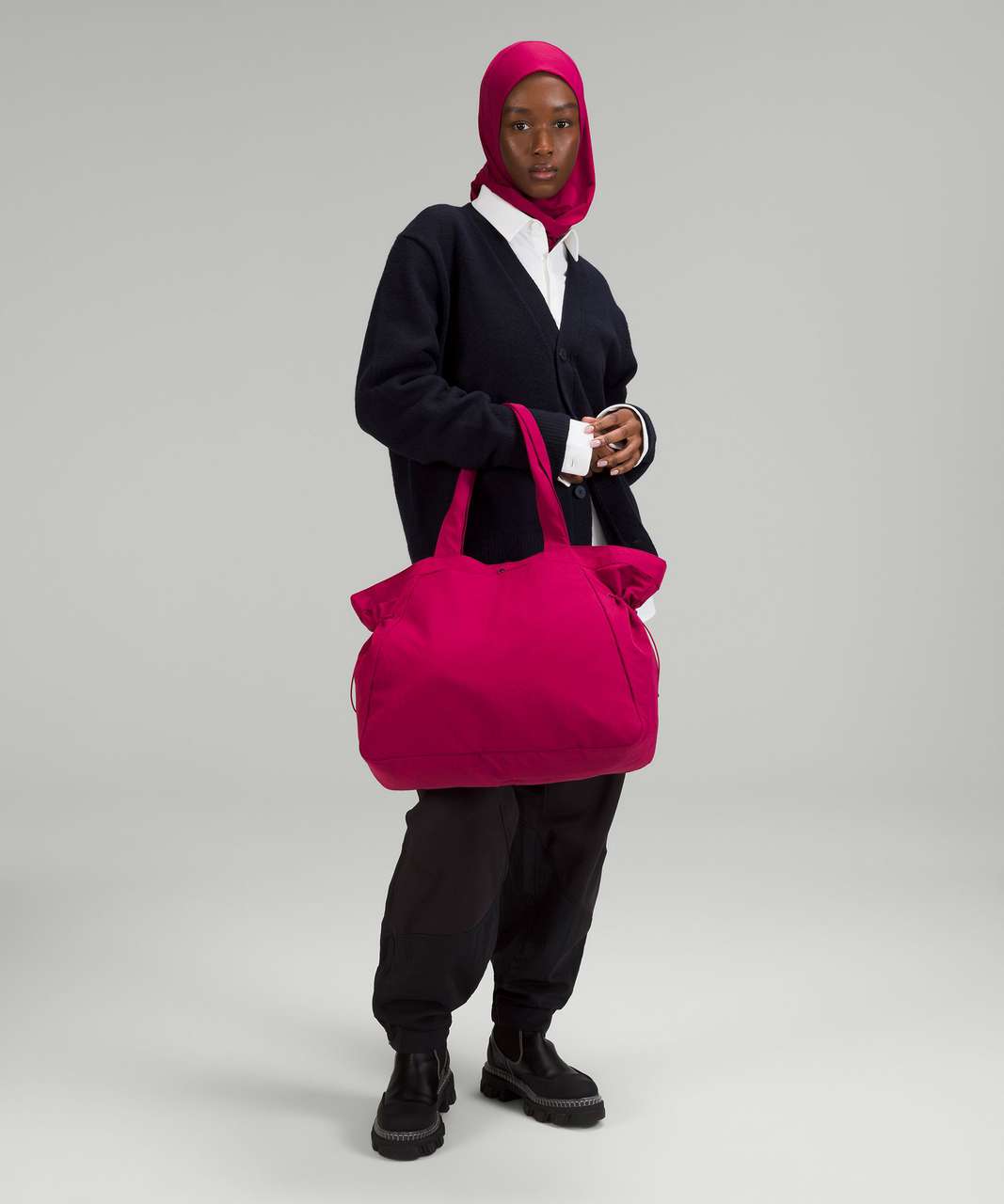 Lululemon Side-Cinch Shopper Bag 18L - Pomegranate - lulu fanatics