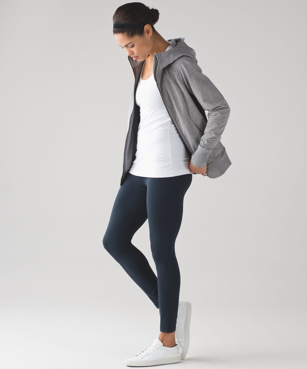 lululemon athletica, Tops, Lululemon Scuba Hoodie Size 6 Heather Marble  Grey