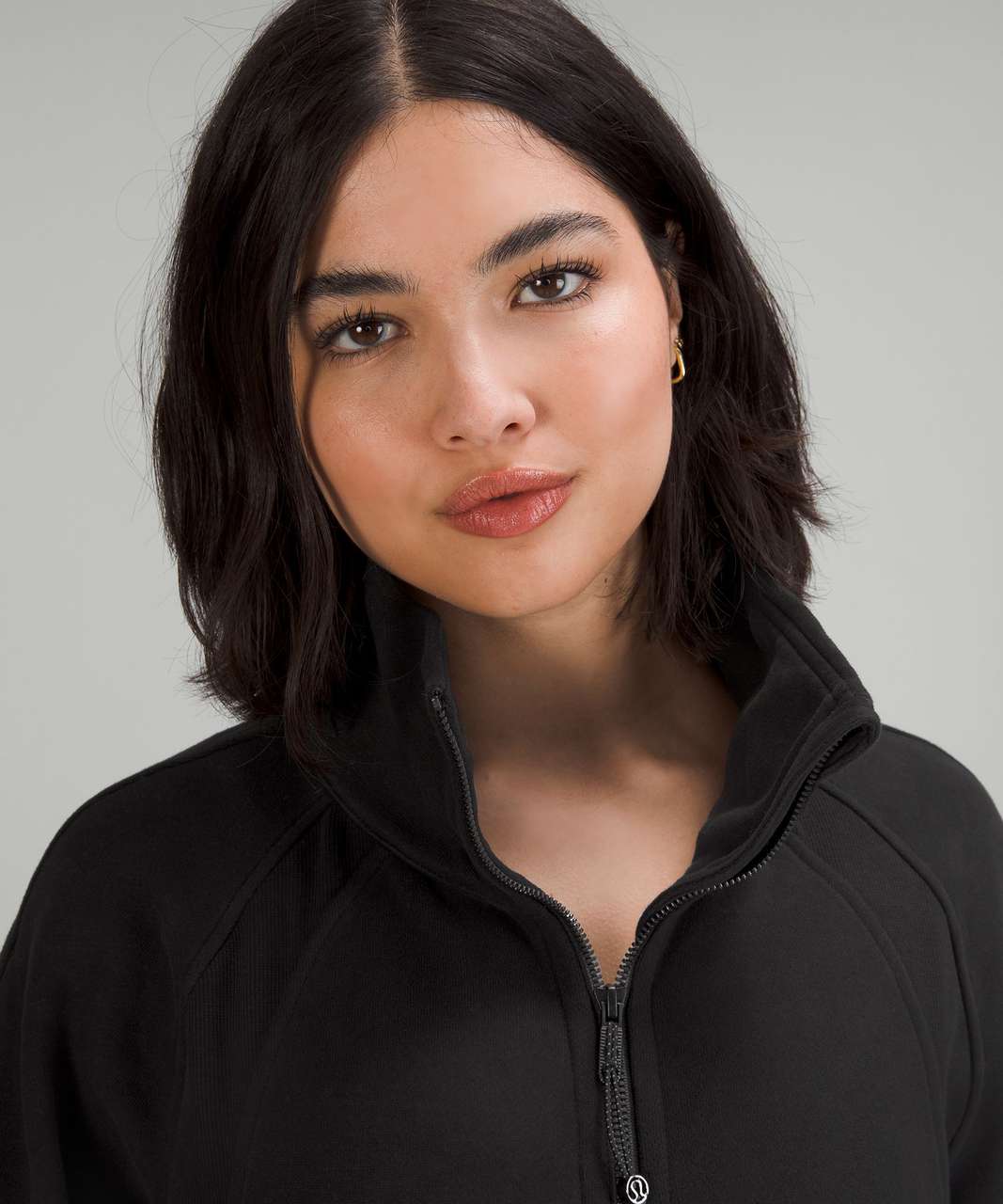 Lululemon Scuba Oversized Funnel-Neck Full Zip - Black