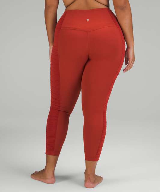 Lululemon Align Pant II 25 *Game Day - Game Day Red Black Multi