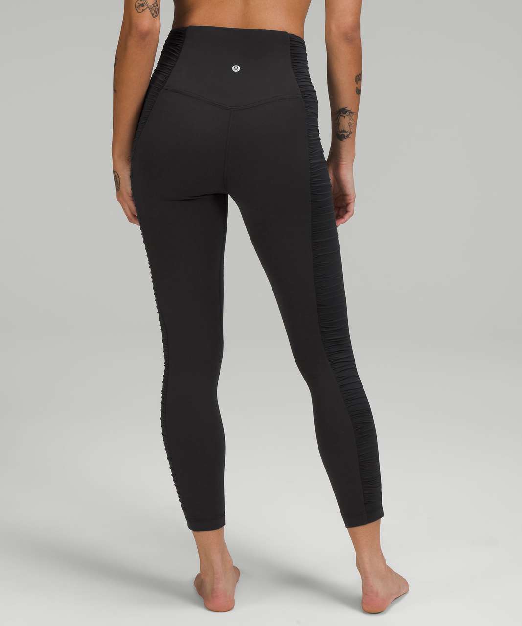 Lululemon Align High-Rise Pant 25 *Ruched - Black - lulu fanatics