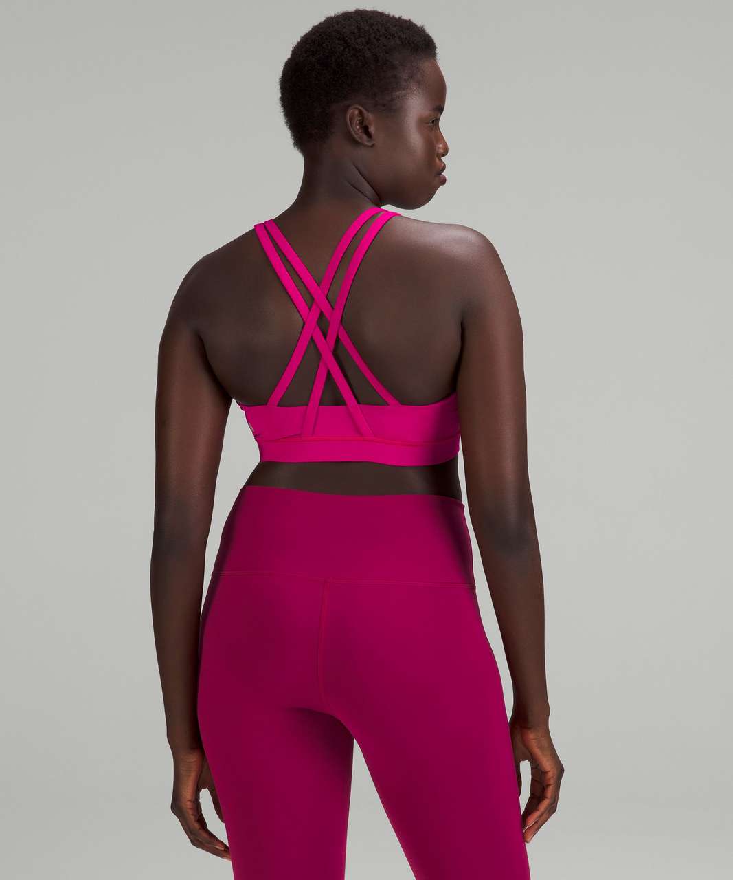 Lululemon Energy Bra *Strappy - Black - lulu fanatics