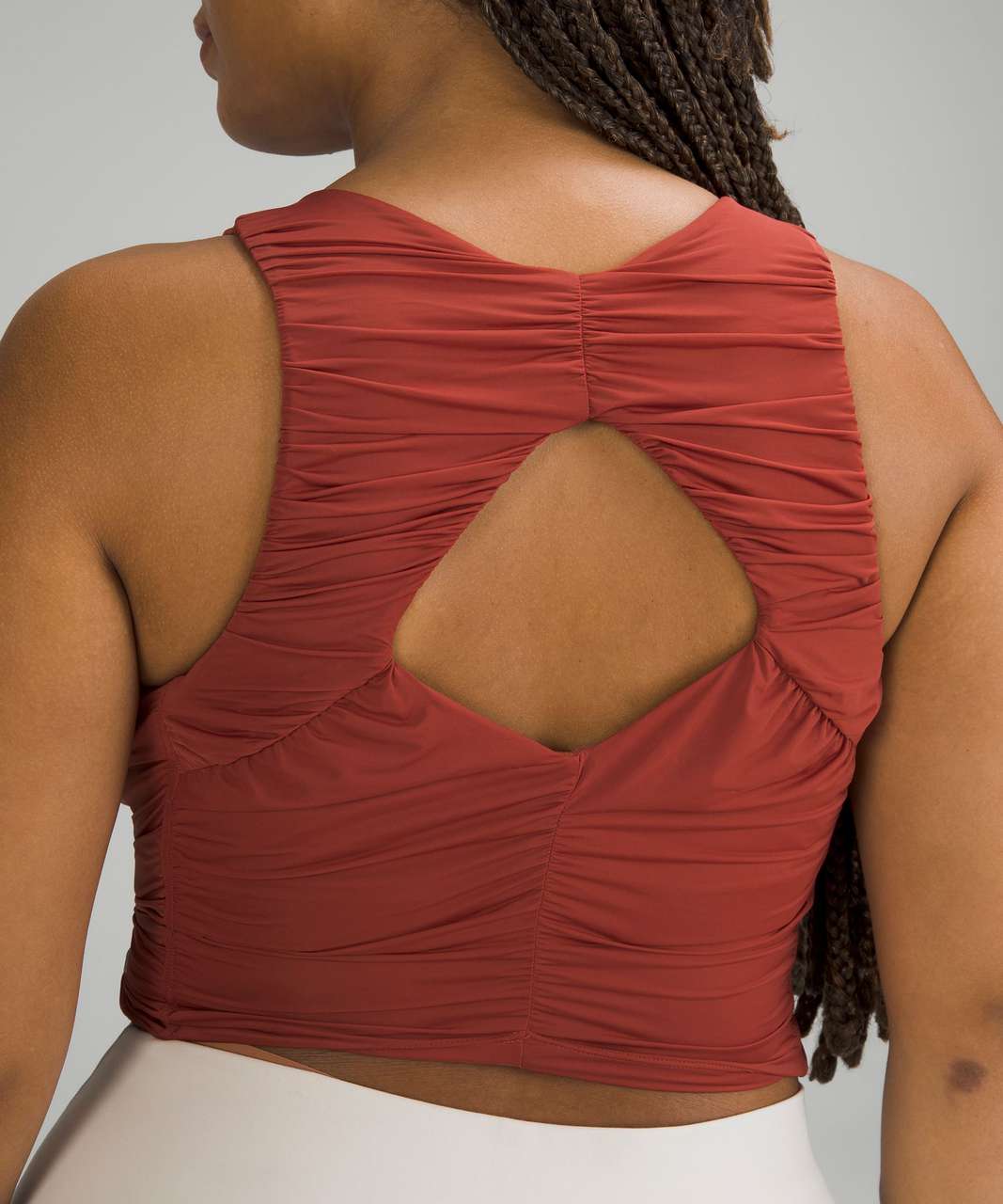 Lululemon Align High-Neck Tank Top *Ruched - Cayenne