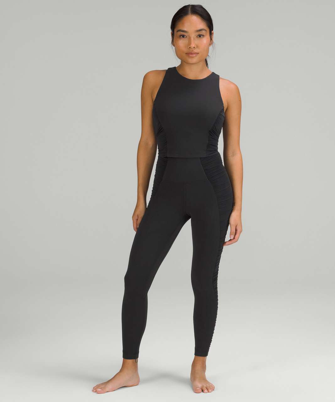 Lululemon Align High-Neck Tank Top *Ruched - Black