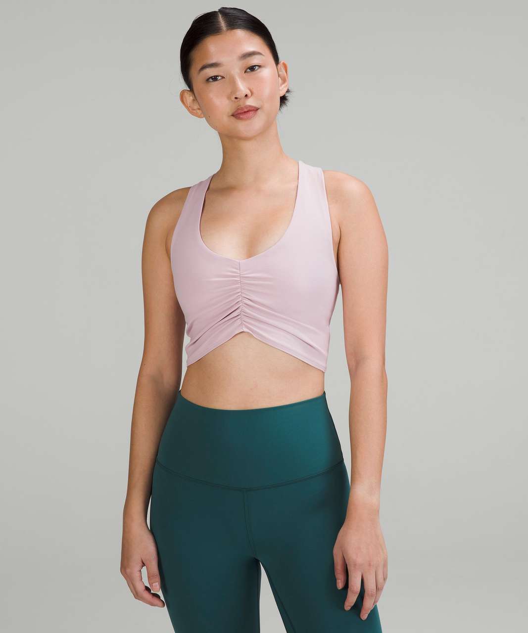 Lululemon Ruched Nulu Longline Yoga Bra *Light Support, B/C Cup