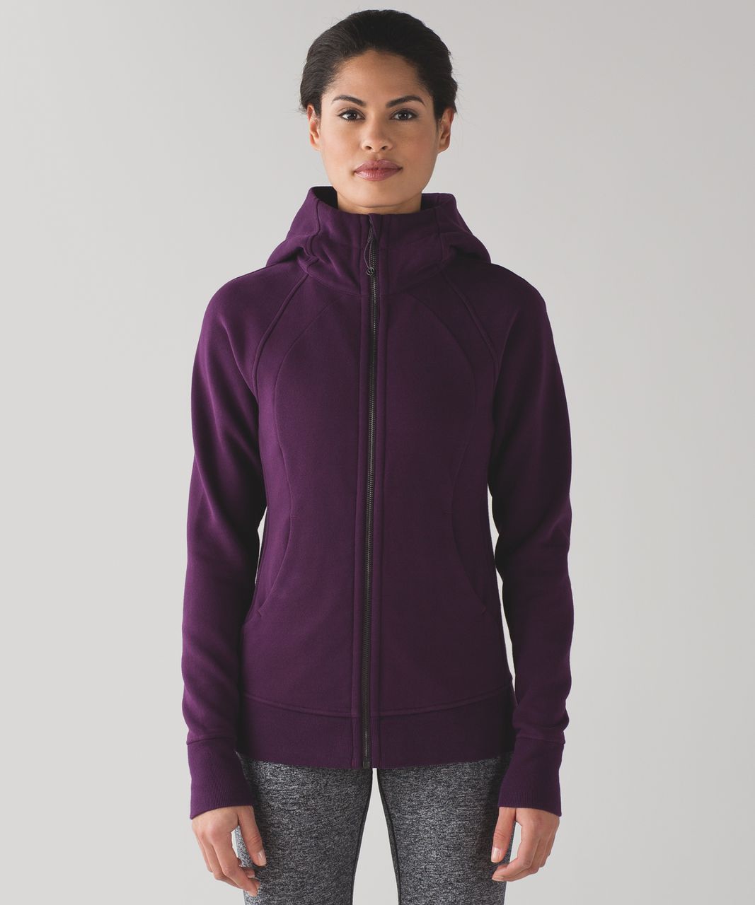 NWT Lululemon Sz 6 Scuba Hoodie III Jacket Static Flashback Black Purple  Galaxy 