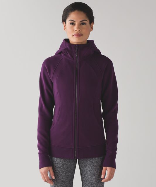 Lululemon Scuba Hoodie II - Giant Houndstooth Dip Dye Deep Coal Black ...