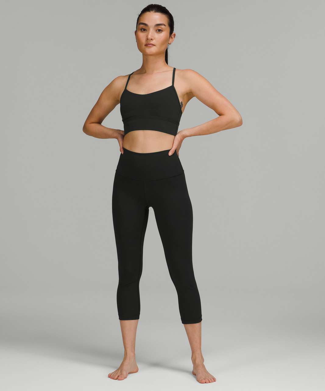 Lululemon Wunder Under High-Rise Crop 21" *Full-On Luxtreme - Black