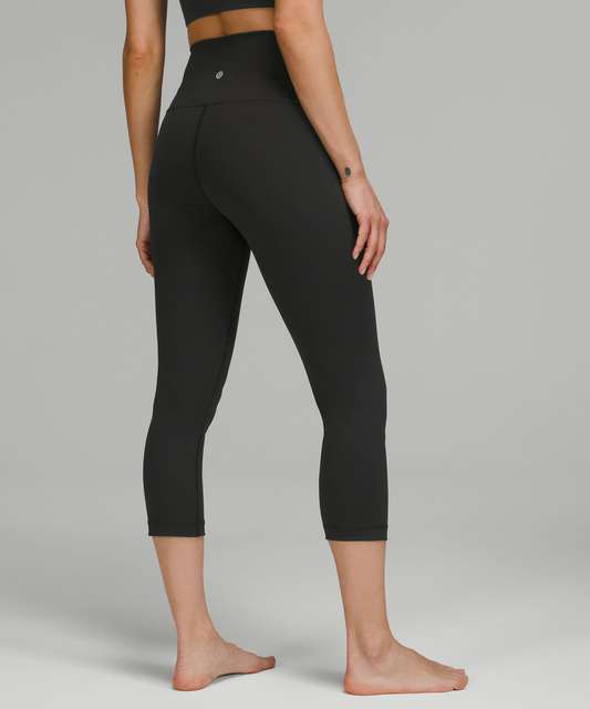 Lululemon Wunder Under High-Rise Crop 23 *Updated Scallop Full-On Luxtreme  - French Press - lulu fanatics