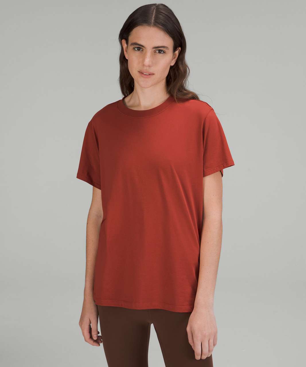 Buy Lululemon T-Shirts On Sale - Cloudy Wash Ripened Raspberry