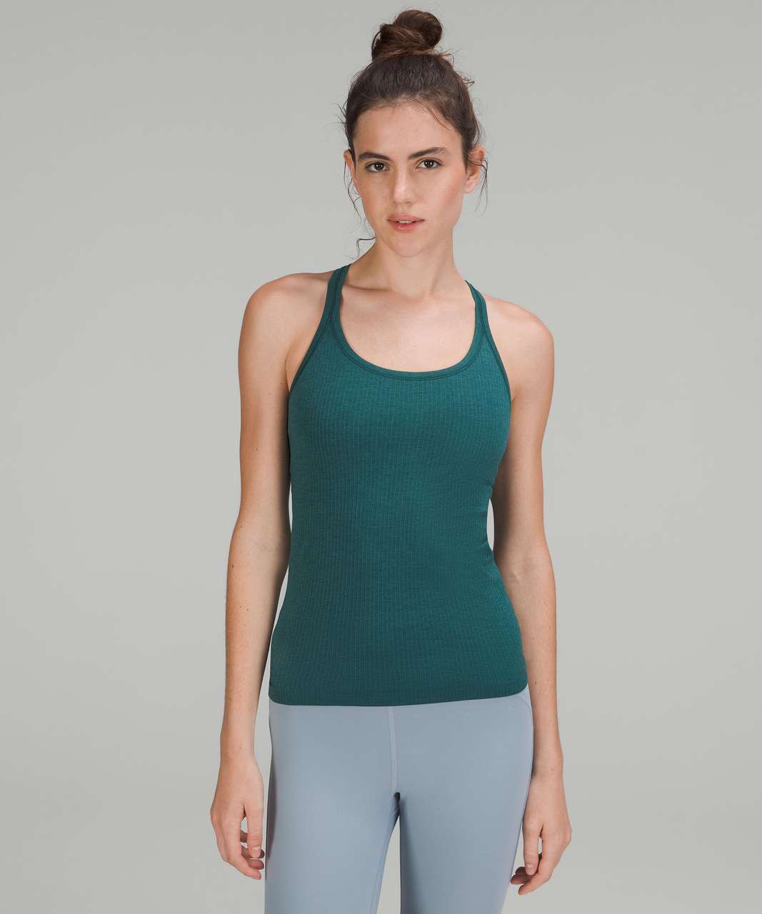 Lululemon Ebb to Street Tank Top - Green Jasper