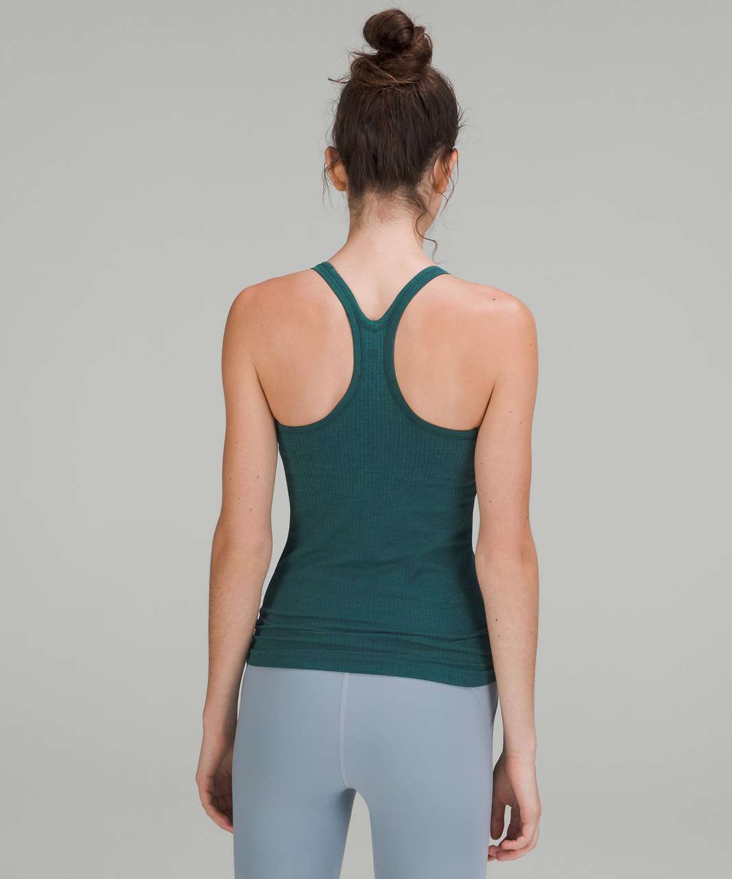 lululemon Ebb To Street Tank Everglade Green Size 8 EVRG NWT