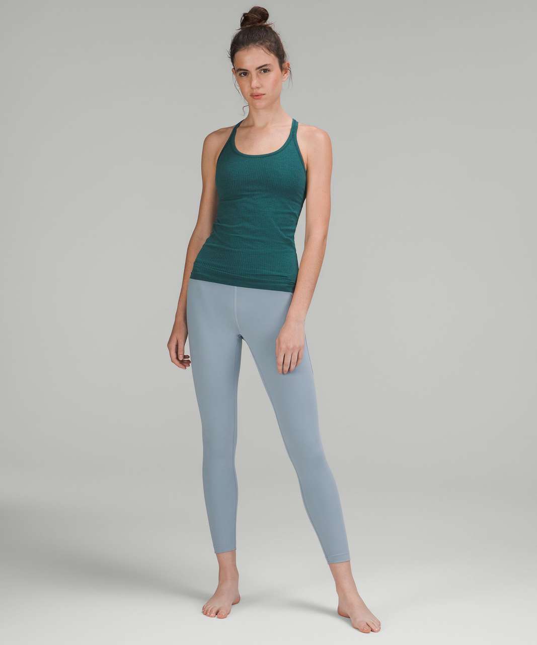 Lululemon Ebb to Street Tank Top - Green Jasper