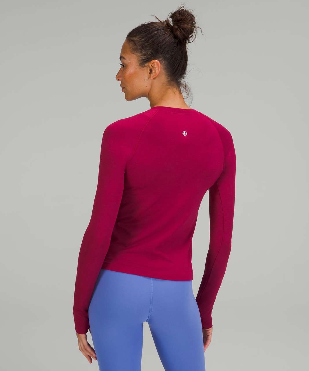 Lululemon Swiftly Tech Long Sleeve Shirt 2.0 *Race Length - Pomegranate / Pomegranate