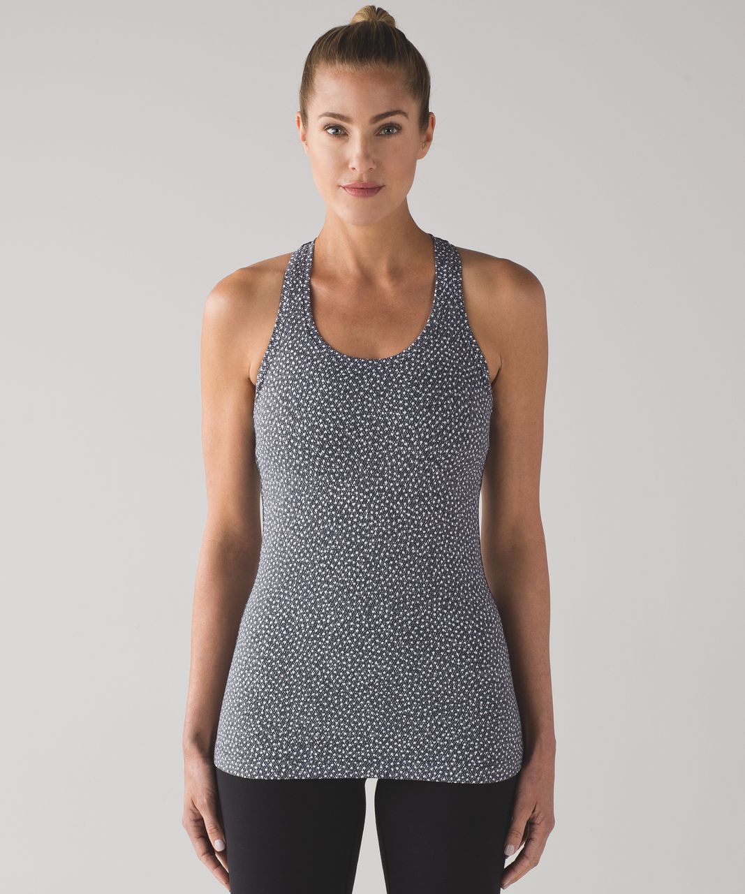 Lululemon Cool Racerback II (First Release) - Frozen Fizz White Black