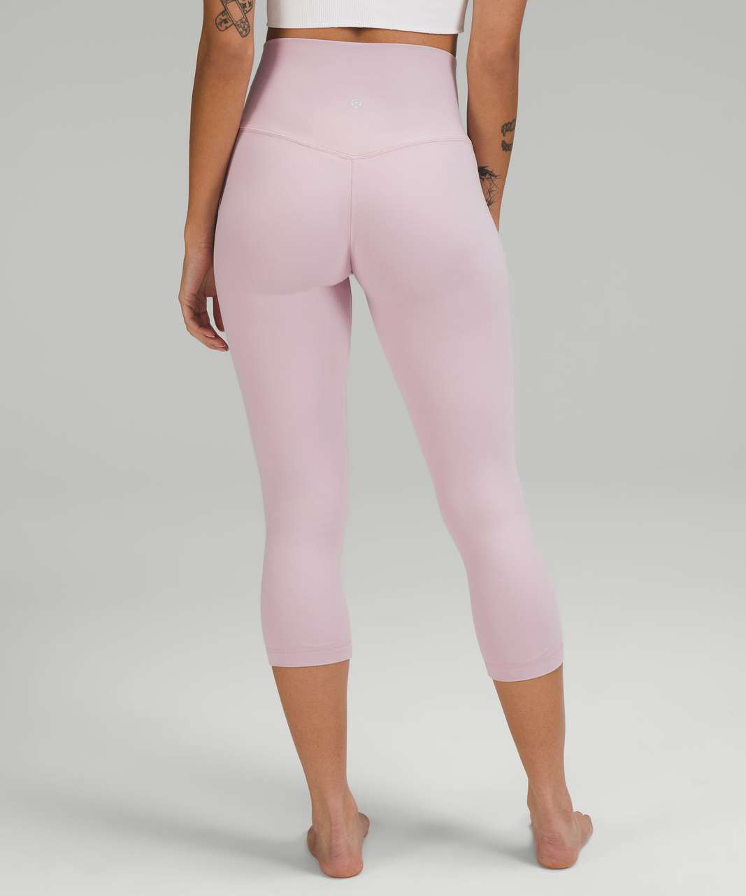 Lululemon Align High-Rise Crop 21 - Pink Peony - lulu fanatics