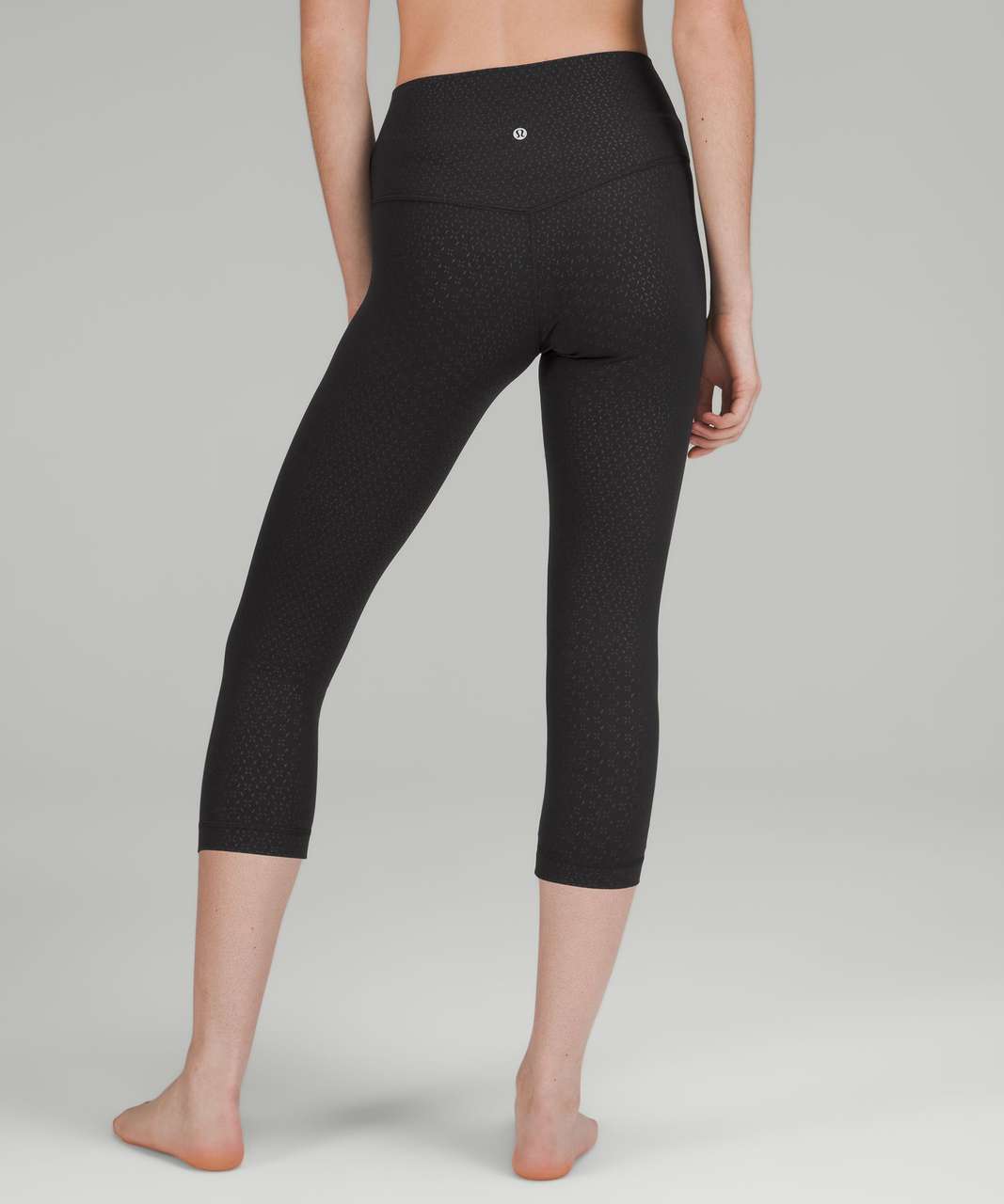 Lululemon Align High-Rise Crop 21" - Gradiate Geo Emboss Black