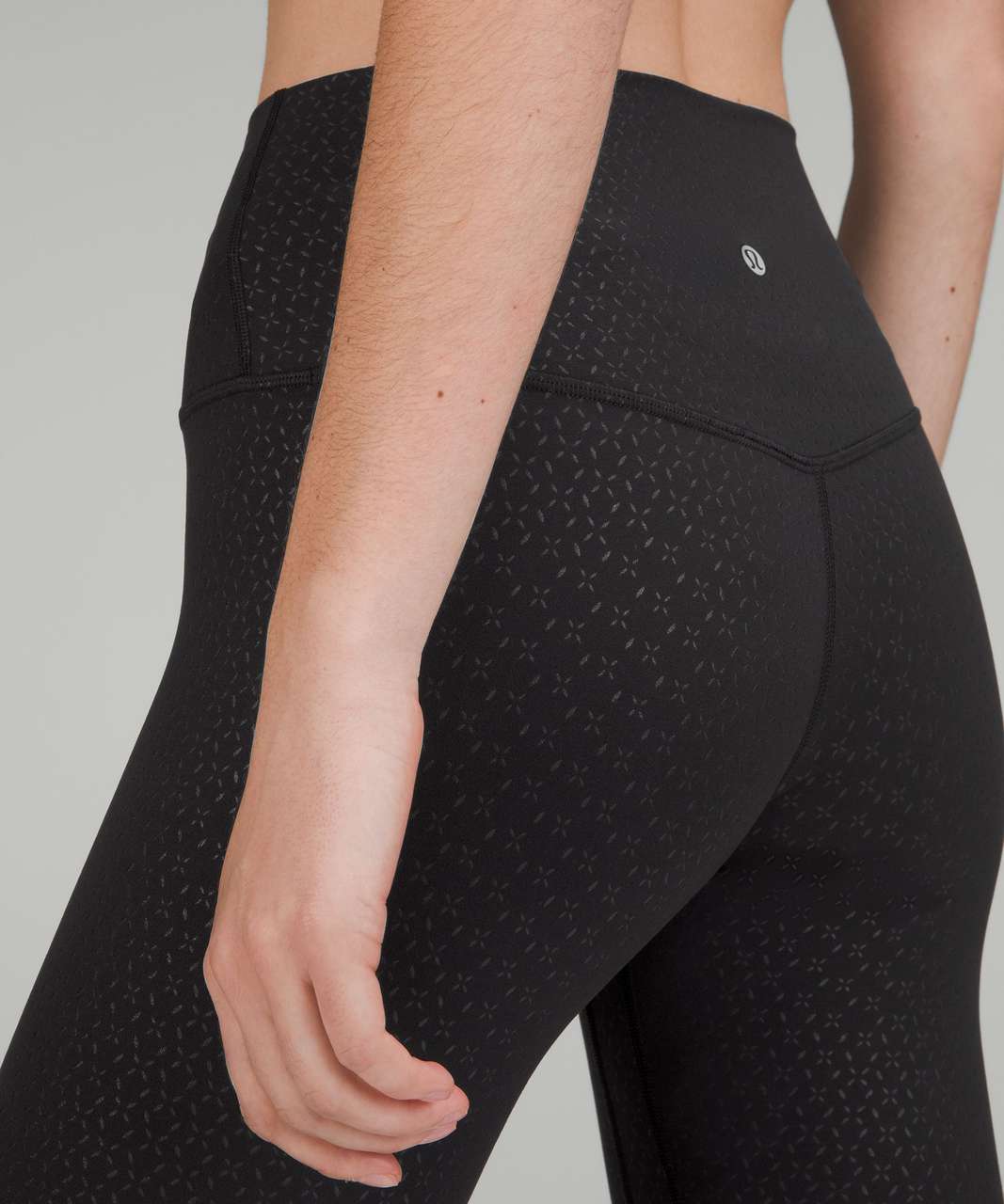 Lululemon Align High-Rise Crop 21" - Gradiate Geo Emboss Black