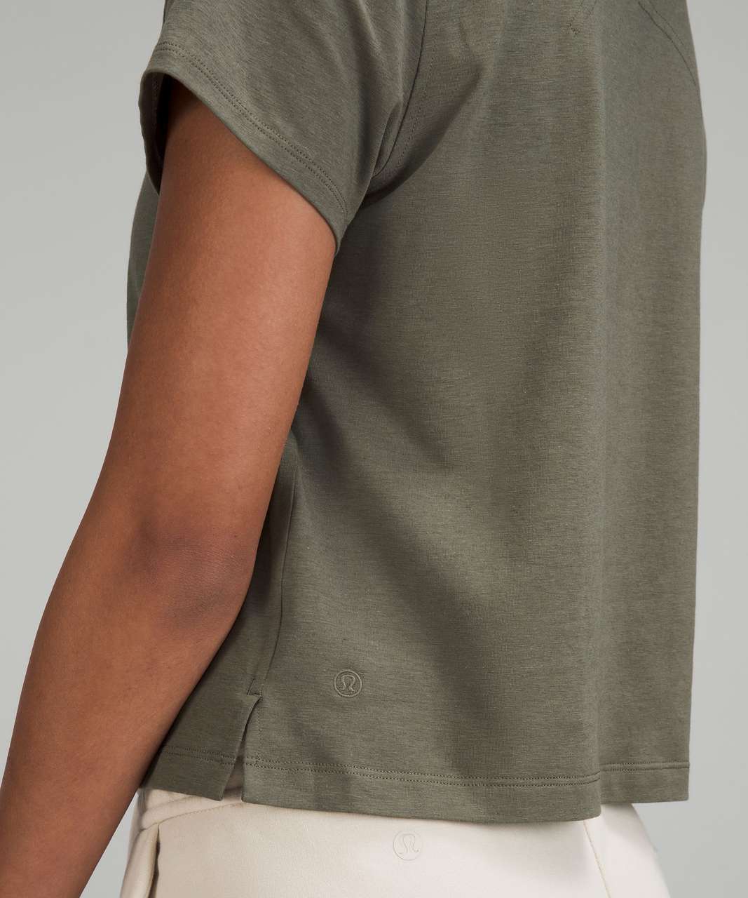 Lululemon Classic-Fit Cotton-Blend T-Shirt - Army Green