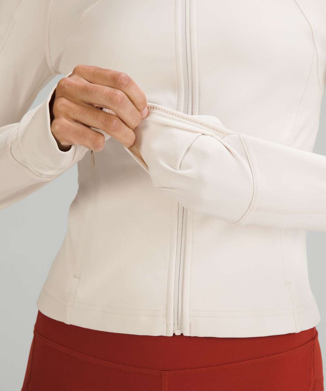 Lululemon Cropped Define Jacket *Nulu - Bone - lulu fanatics