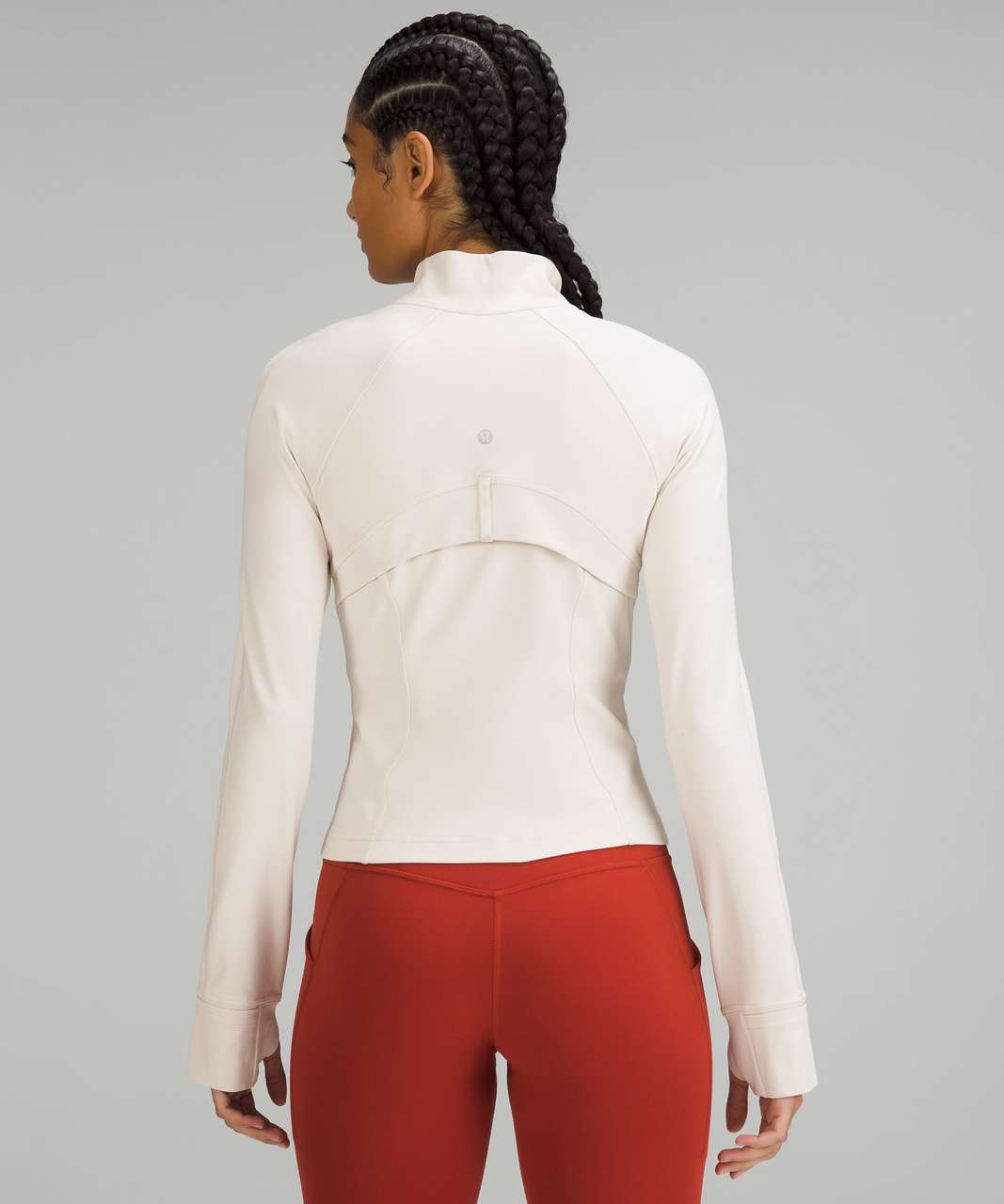 Lululemon Nulu Cropped Define Jacket - White Opal - lulu fanatics