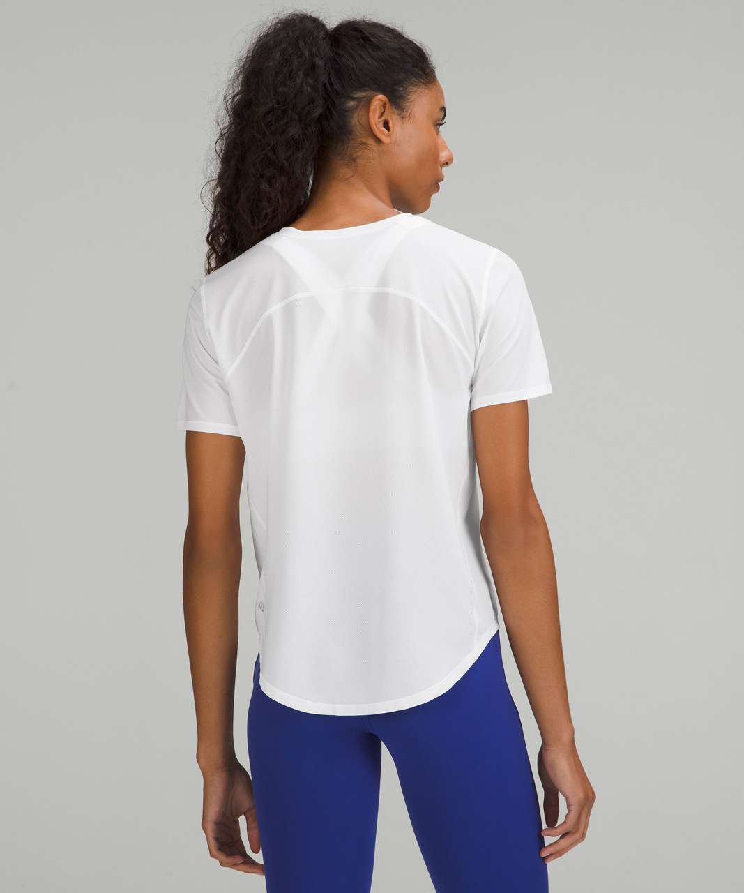 Lululemon High-Neck Running and Training T-Shirt - White