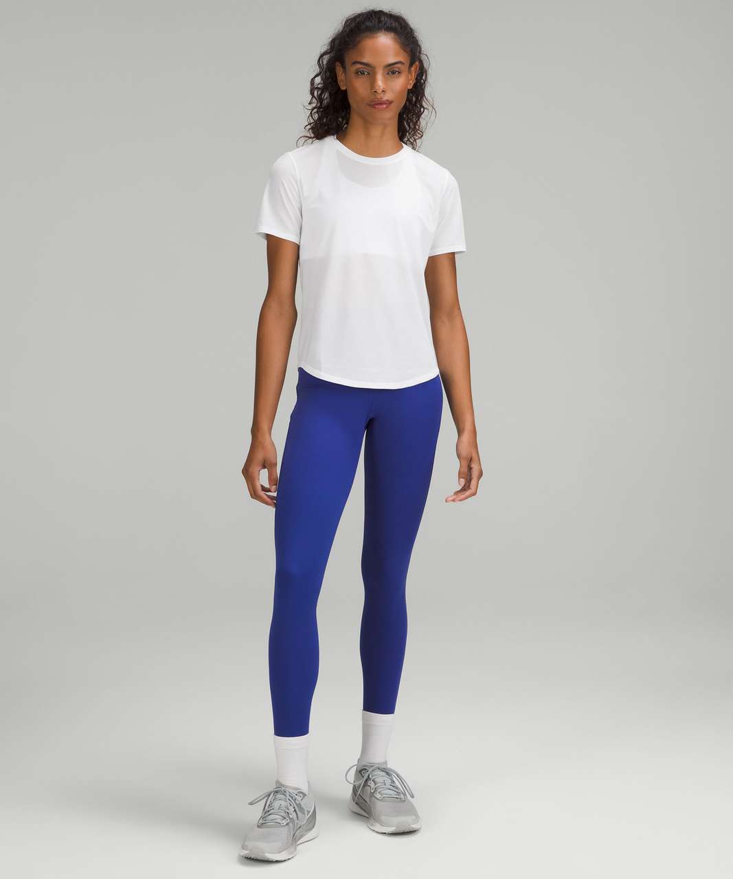 Lululemon High-Neck Running and Training T-Shirt - White