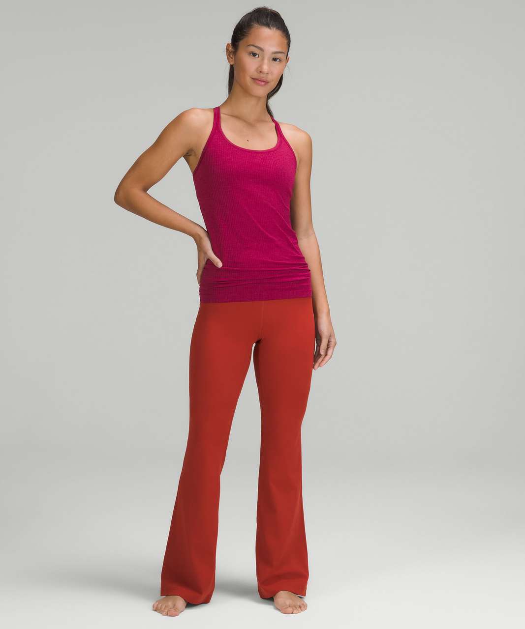 Lululemon Ebb to Street Tank Top - Pomegranate - lulu fanatics