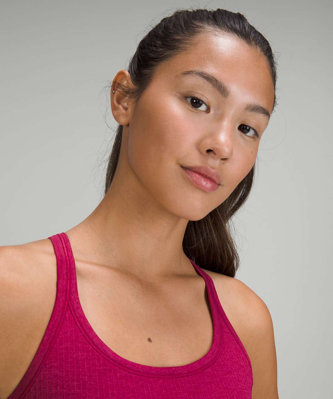 Lululemon Women Chianti Heathered Red Ebb to Street Tank Top Racerback Top 2