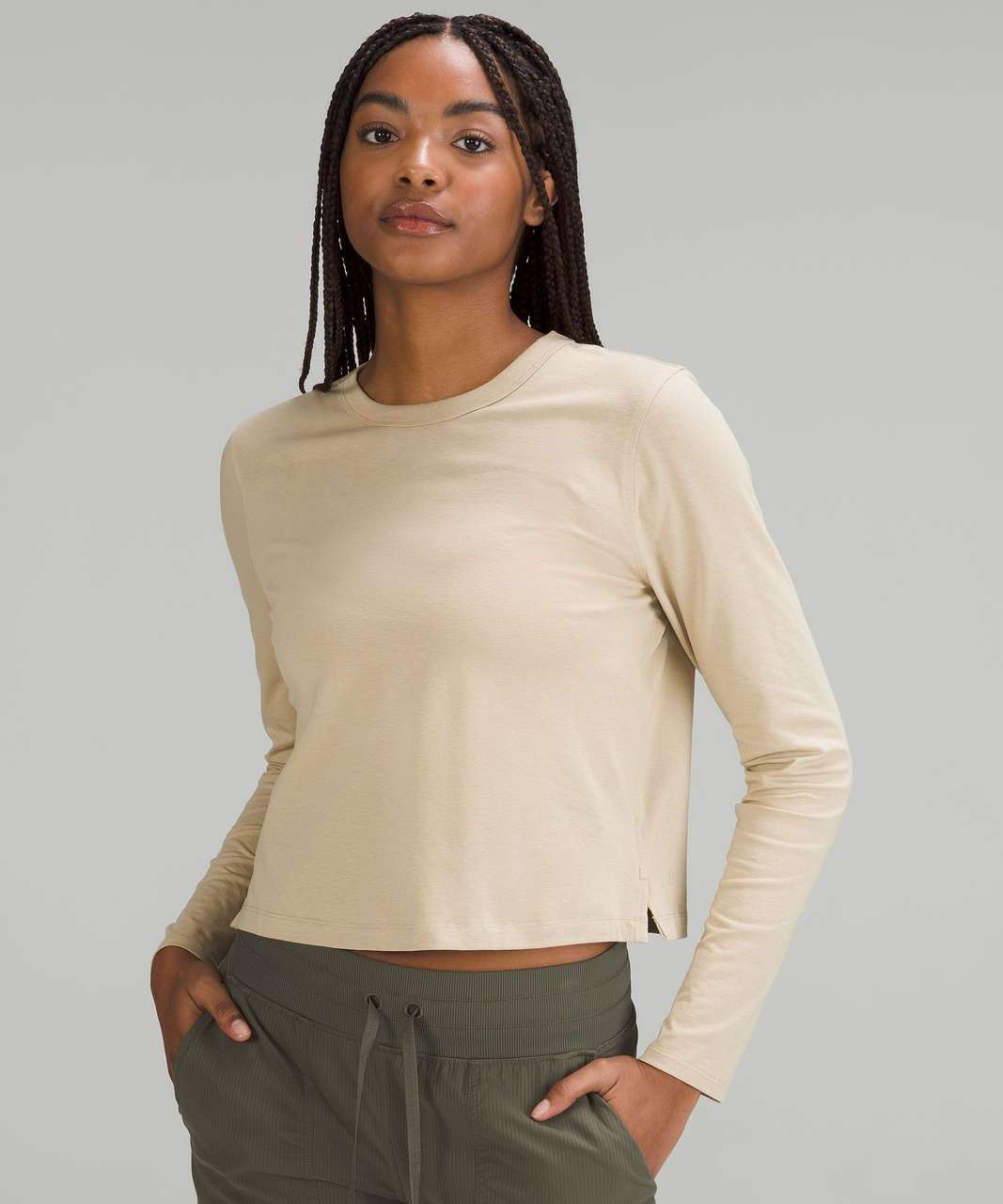 Lululemon Classic-Fit Cotton-Blend Long Sleeve Shirt - Trench