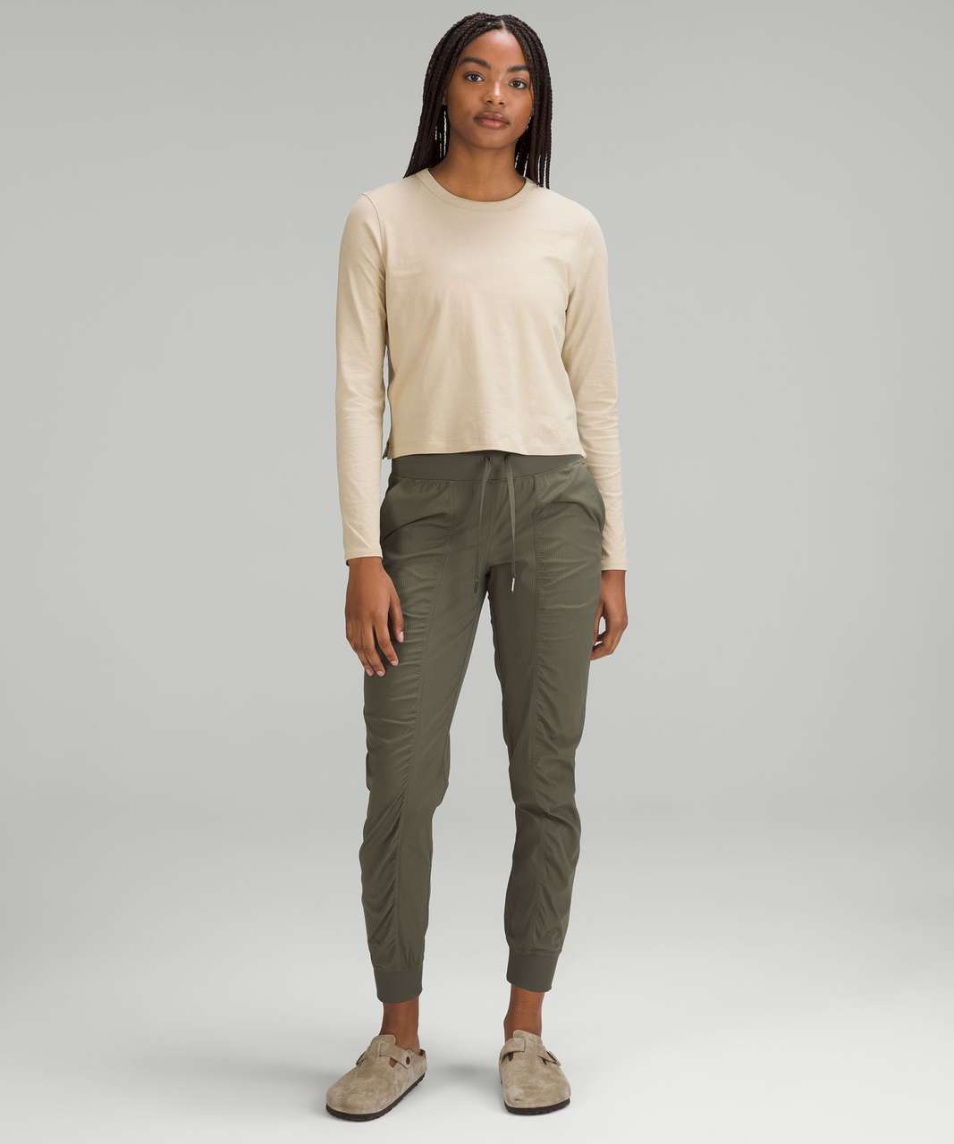 Lululemon Jacquard Multi-Texture Crew Neck Sweater - Heathered Vapor - lulu  fanatics