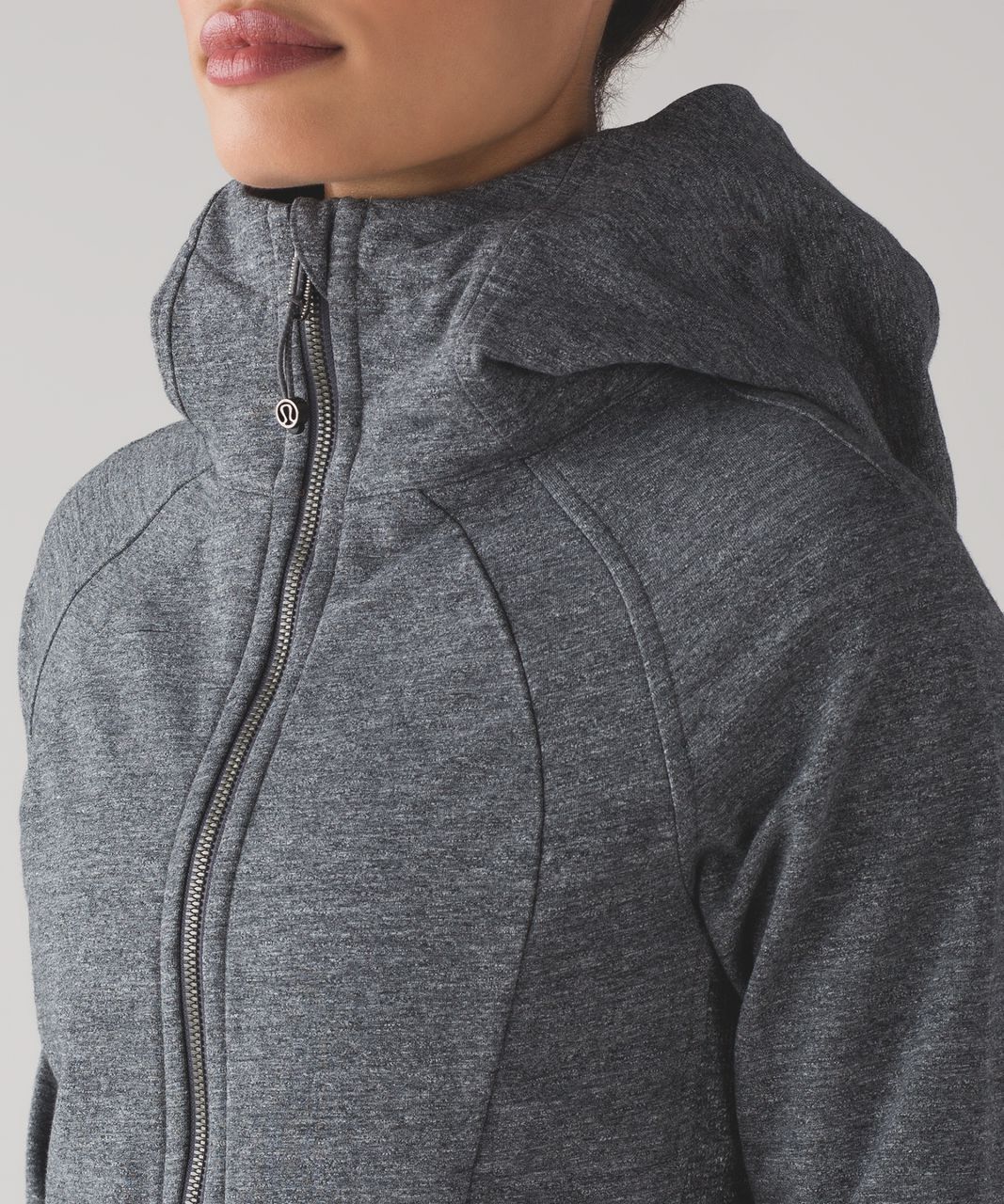 Lululemon Scuba Hoodie IV (Terry) - Heathered Snow Slub Coal