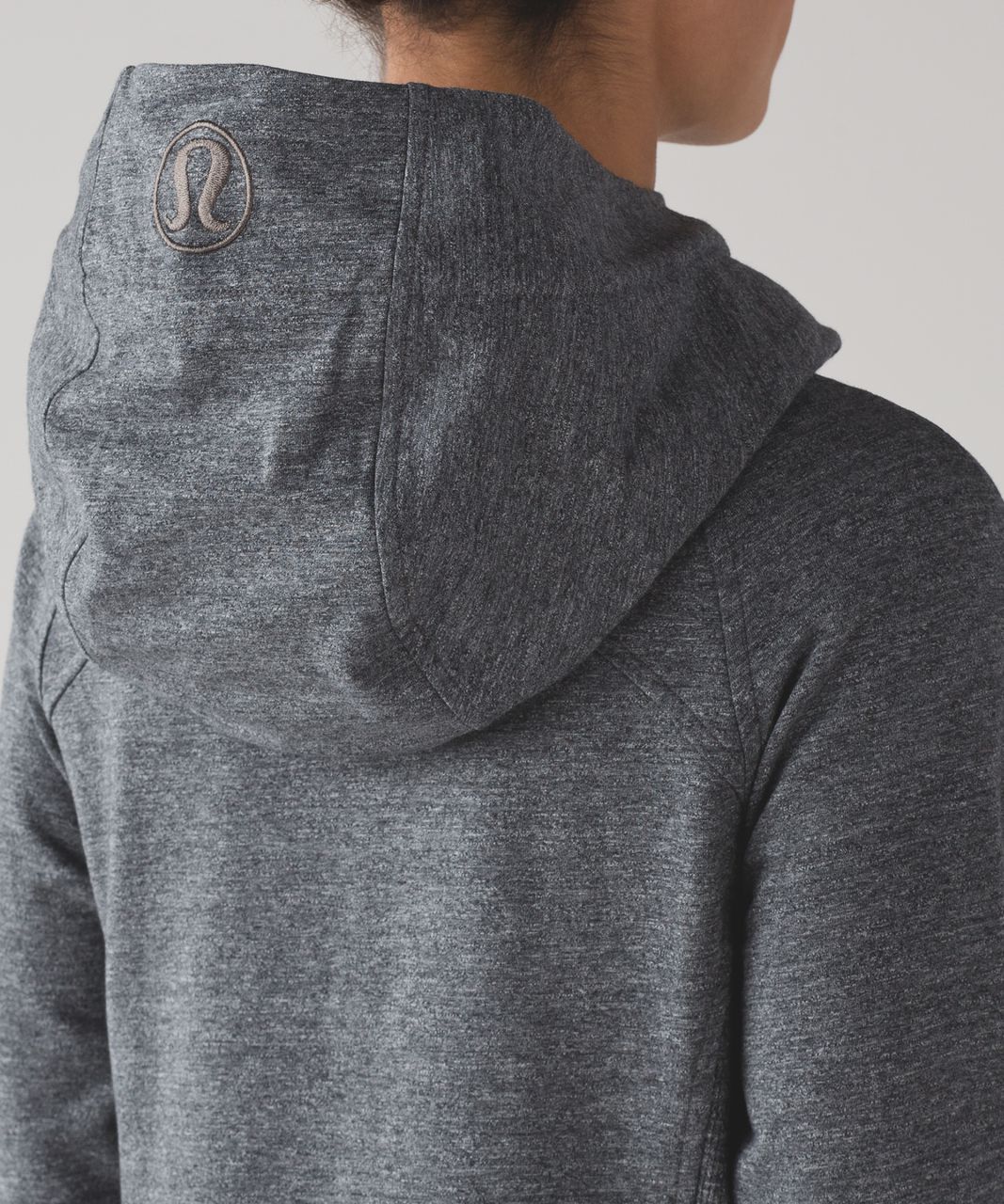 Lululemon Scuba Hoodie IV (Terry) - Heathered Snow Slub Coal