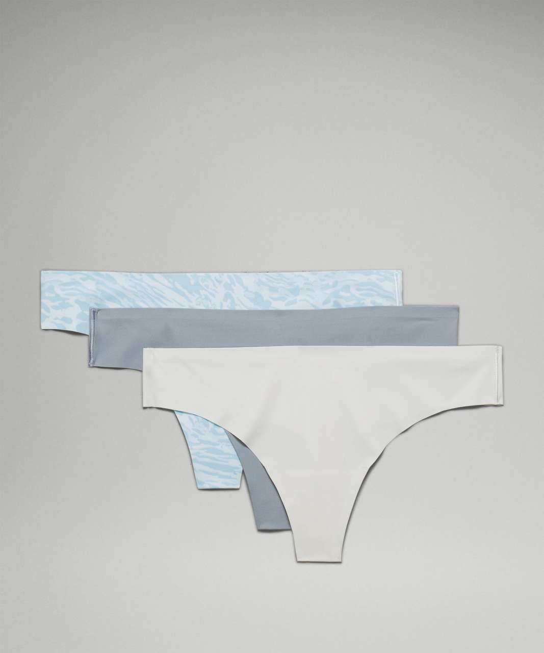 Lululemon InvisiWear Mid-Rise Thong Underwear 3 Pack - Vapor