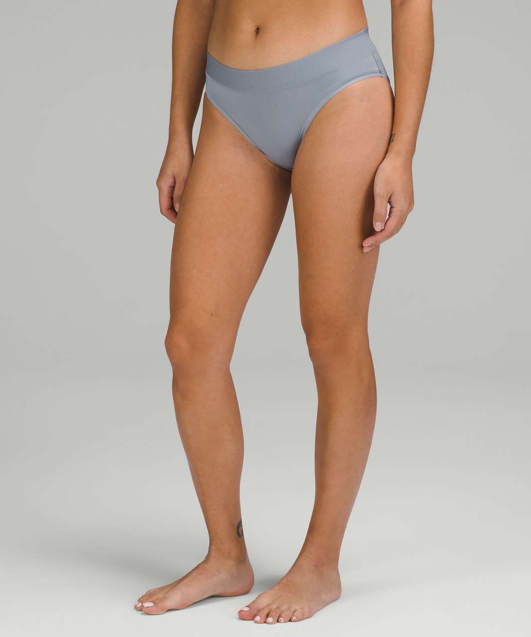 Lululemon UnderEase Mid-Rise Bikini Underwear 3 Pack - Vapor / Chambray /  Liquidize Camo Mini WP Powder Blue - lulu fanatics