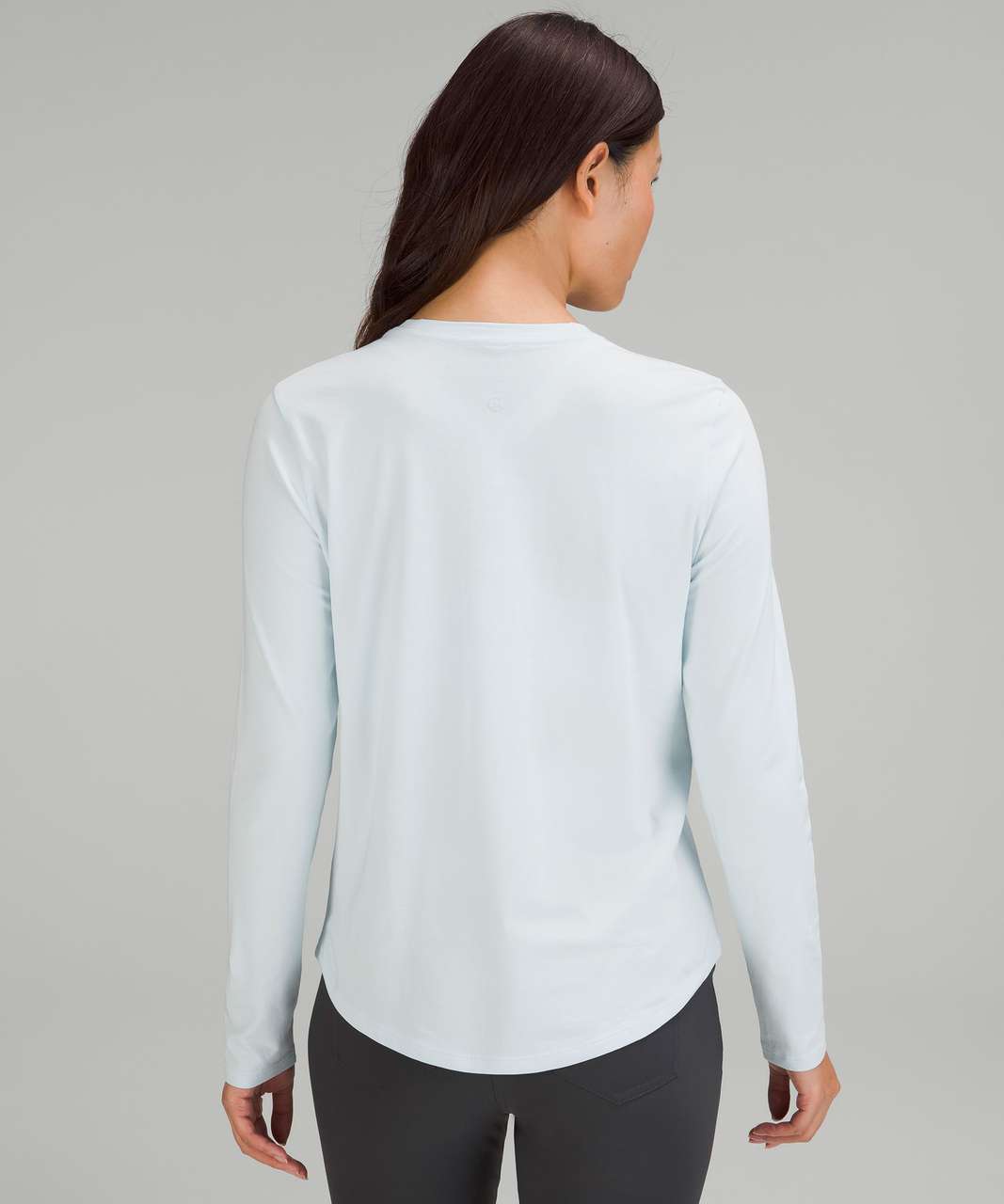 Lululemon Love Long Sleeve Shirt - Powder Blue - lulu fanatics