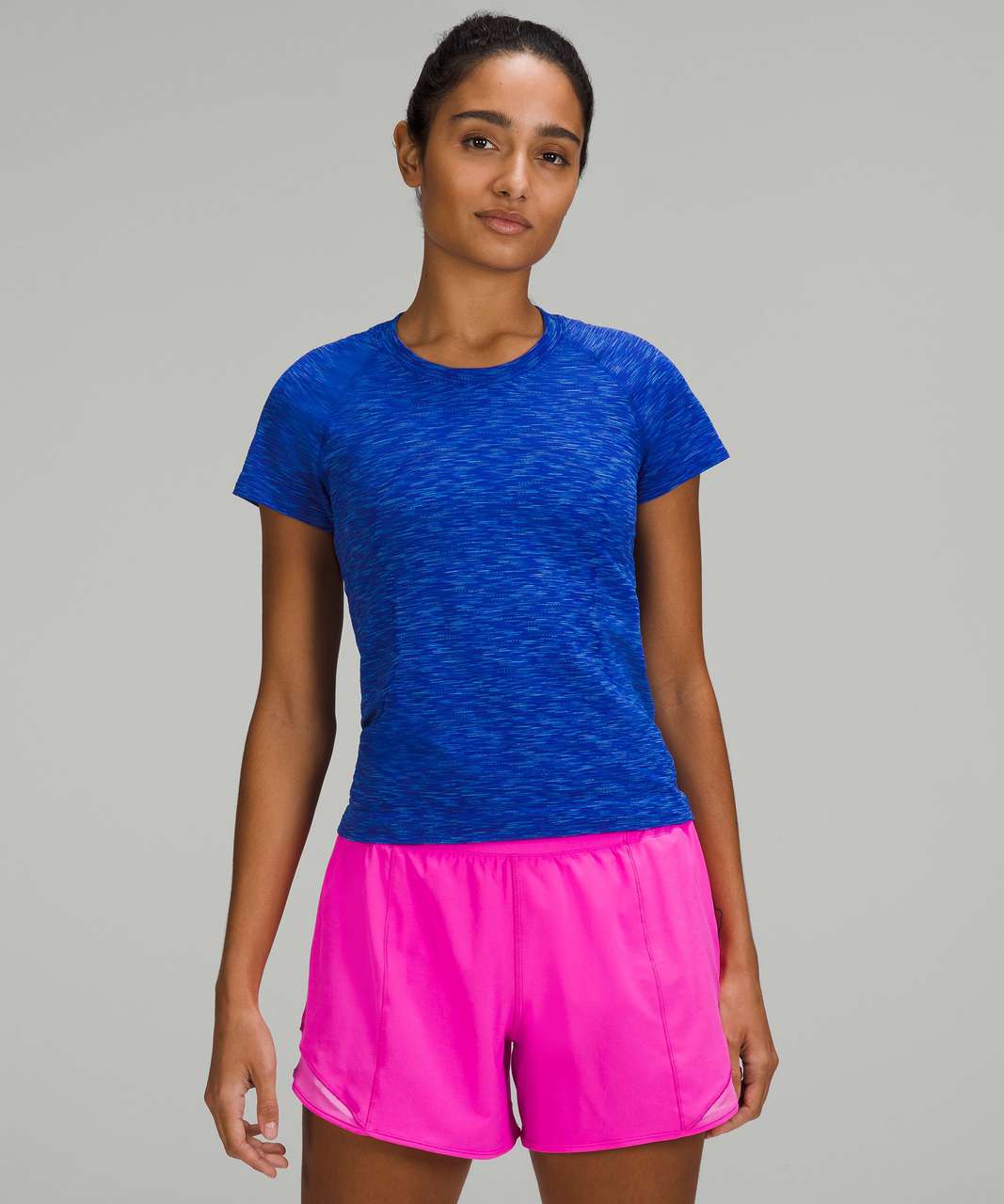 Lululemon Limited Edition Swiftly Tech Short Sleeve Shirt *Race Length - Chroma Check Psychic / Chroma Psychic Multi