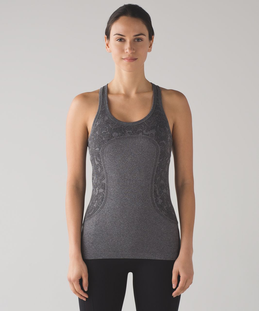 Lululemon Swiftly Tech Racerback - Heathered Black