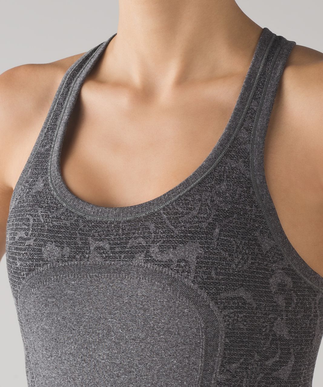 Lululemon Swiftly Tech Racerback - Heathered Black