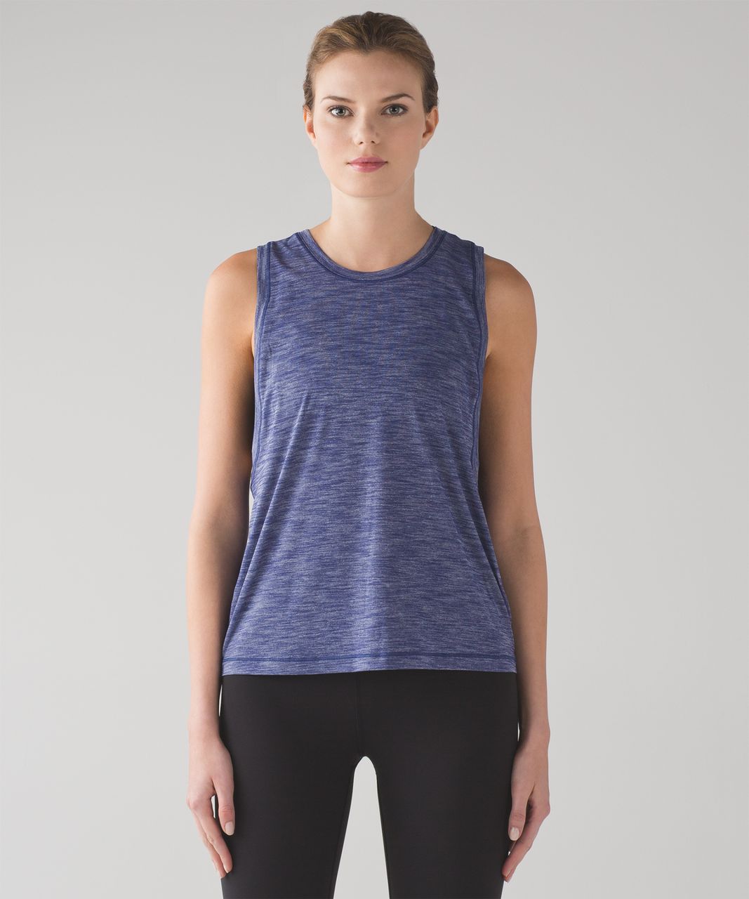 Lululemon Cardio Squad Tank II - Heathered Hero Blue