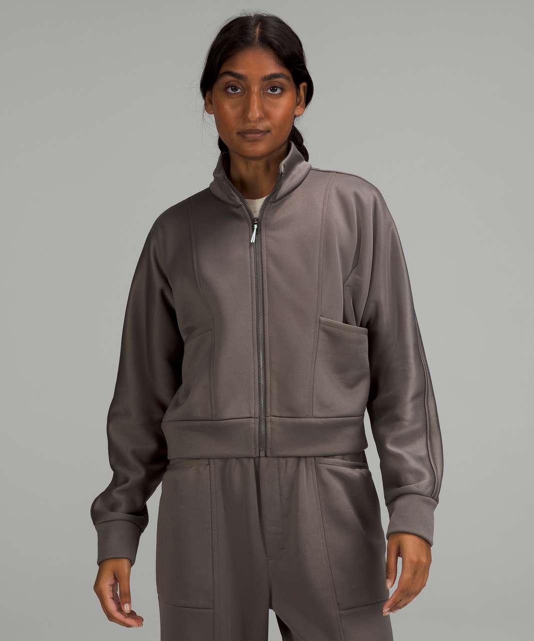 Lululemon lab Womens Fleece Track Jacket - Rover - lulu fanatics Lululemon lab Womens Fleece Track Jacket - Rover - lulu fanatics