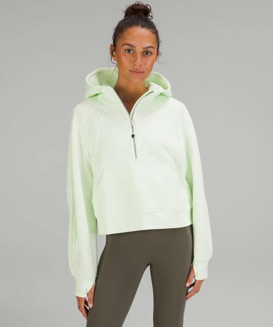 Lululemon Scuba Oversized Half-Zip Hoodie - Natural Ivory - lulu fanatics