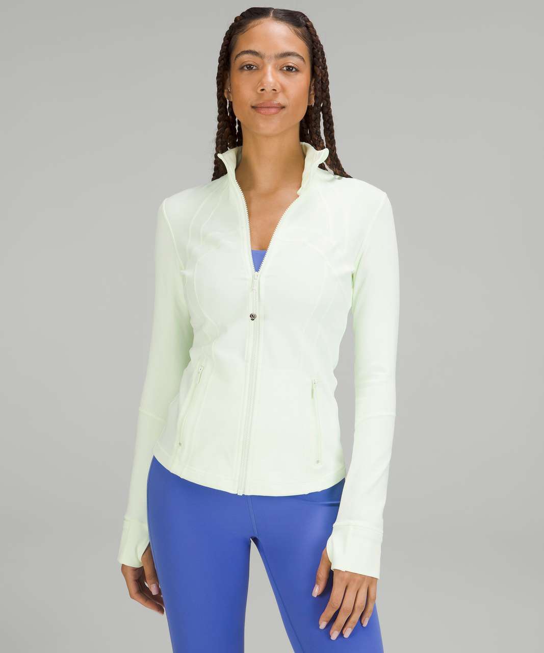 Lulu Define Women Jacket With Logo Yoga Wear Long Sleeve Full