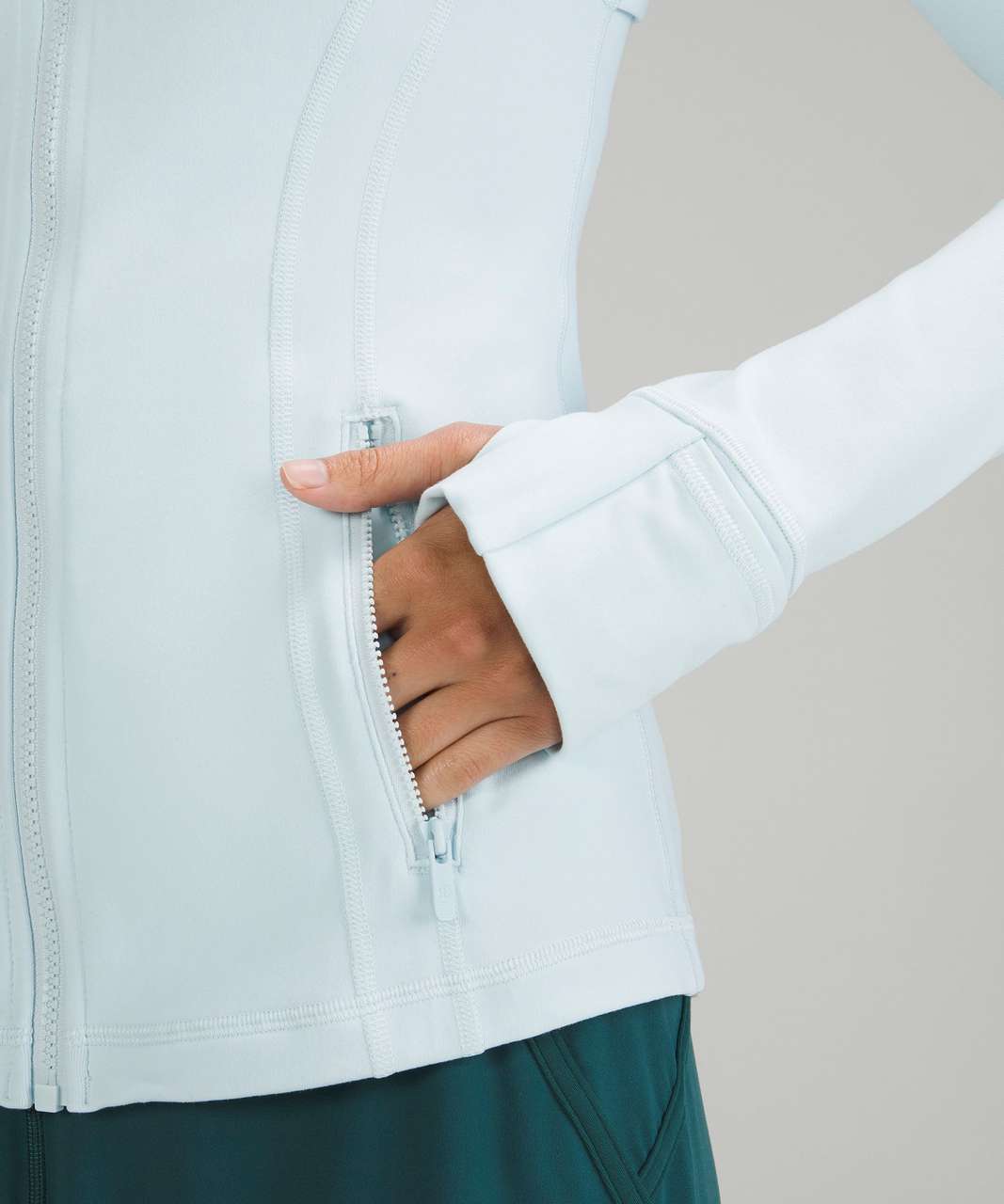 Track Define Jacket *Luon - Powder Blue - 10 at Lululemon