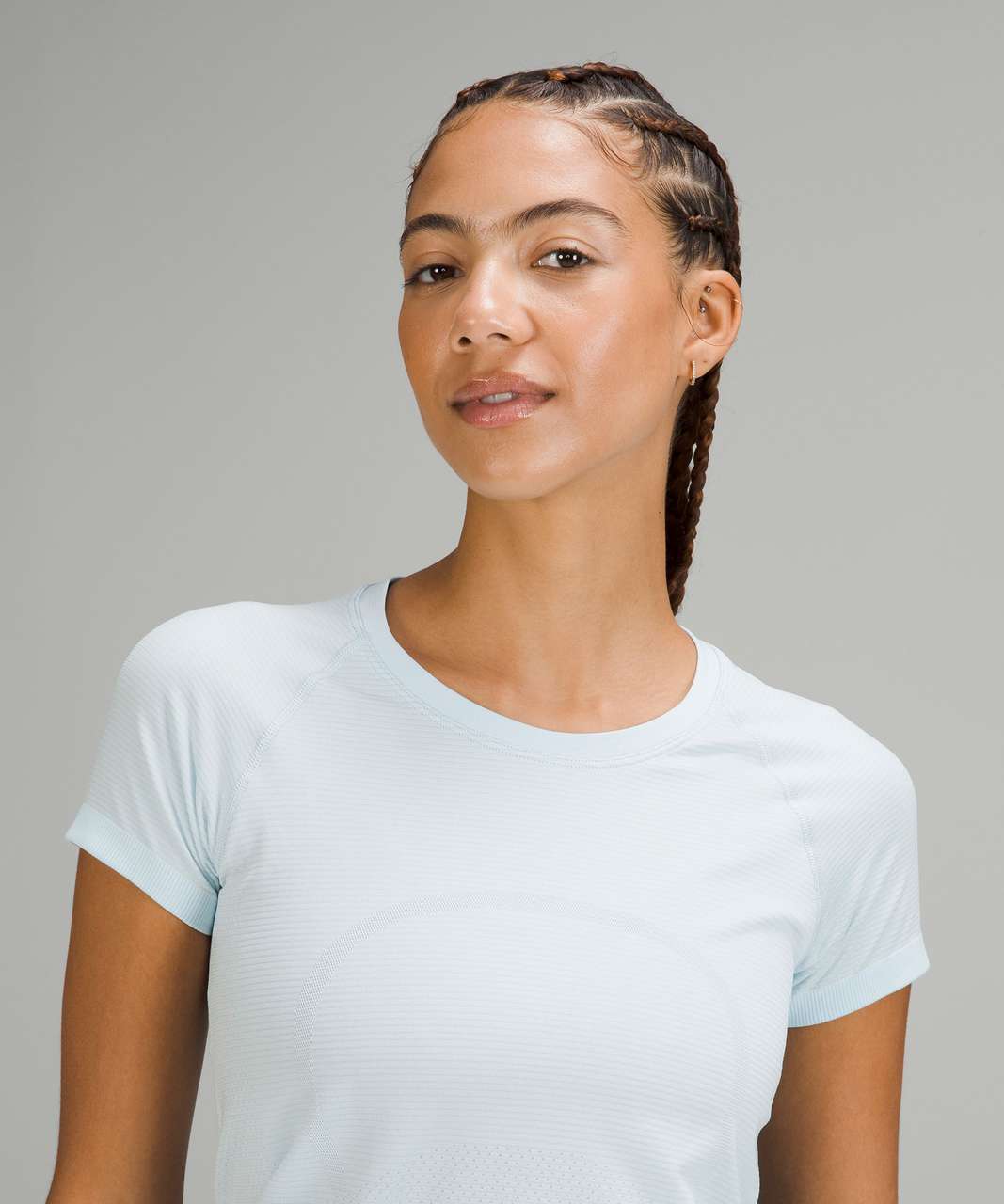 Lululemon Swiftly Tech Short Sleeve Shirt 2.0 - Pastel Blue / Pastel Blue -  lulu fanatics